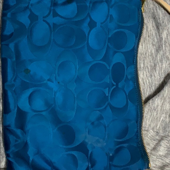 Blue Coach Purse - Picture 2 of 2